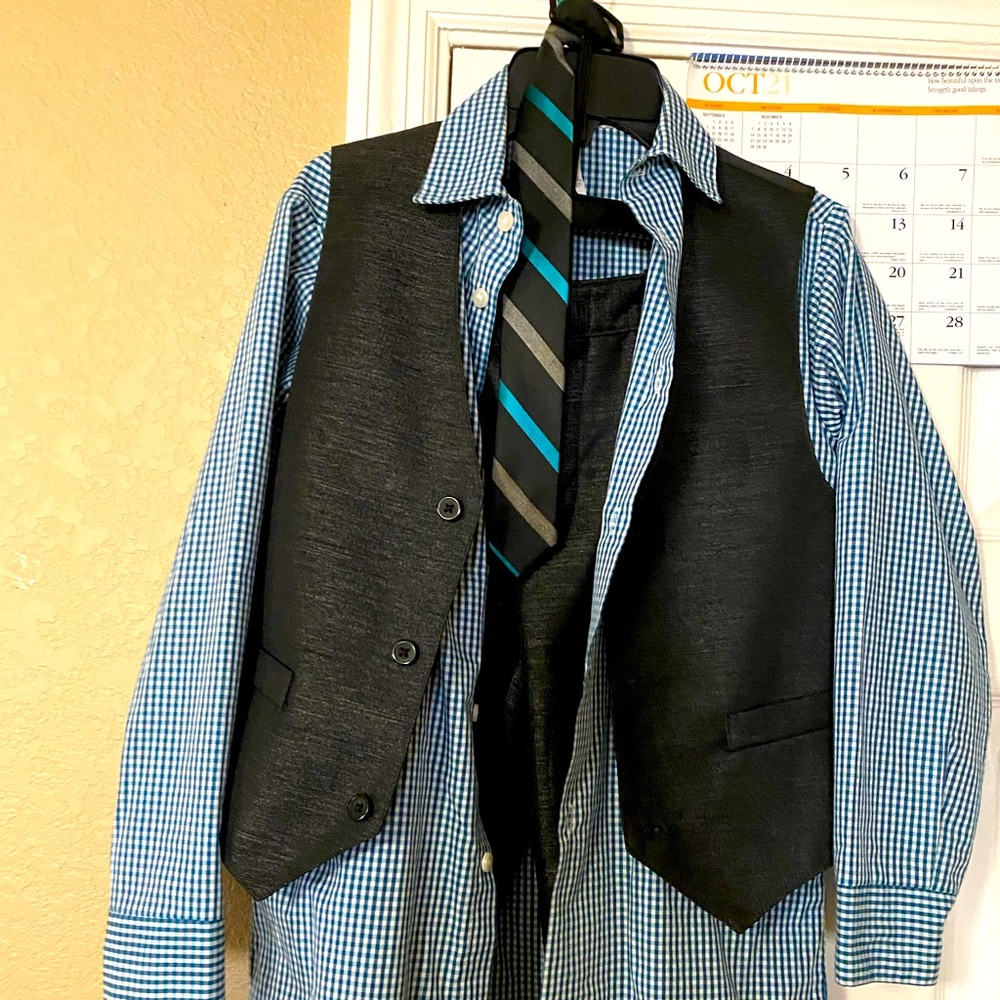 Boys Matching Dress Pant Set